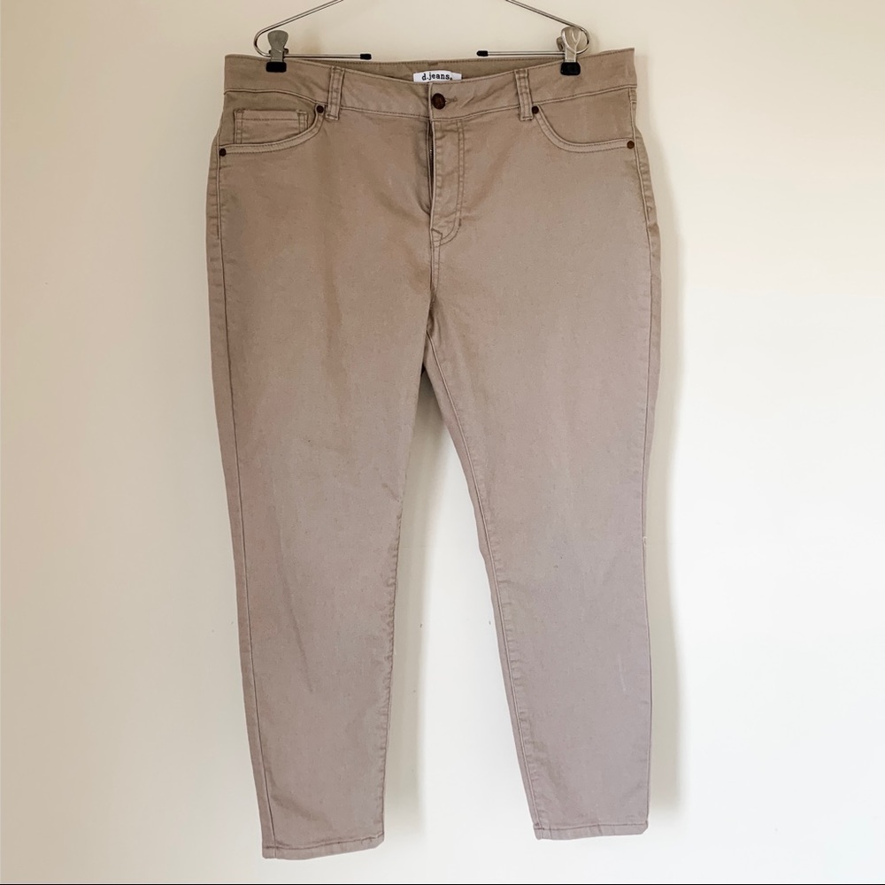 Khaki Skinny Jeans (lots of stretch)